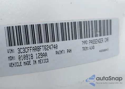 2015 Fiat 500 Pop from USA, damaged, VIN 3C3CFFAR8FT624740